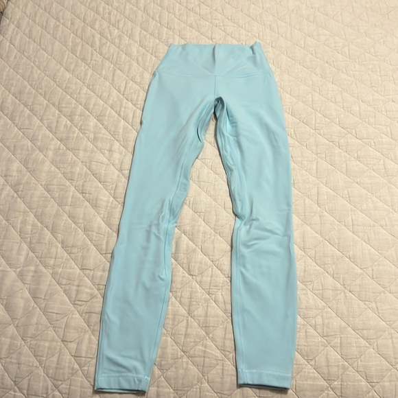 Lululemon Size 4 28” Align Leggings in an Icy Blue Color I Can’t Describe! - Picture 4 of 5